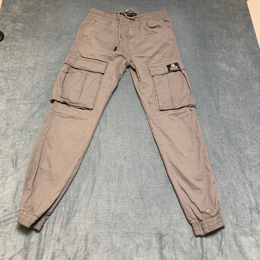 G-Star Raw Just The Product Cargo Joggers Pants Men 30x30 Gray Drawstring Pocket